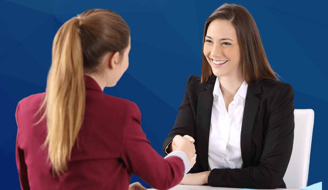 senior manager ideal candidate brunette woman interview