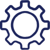 Settings button (gear icon) for configuring options